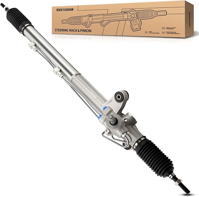 Torchbeam Power Steering Rack & Pinion Assembly Fit for 2003 2004 2005 Accord 3.0L Manual, Hydraulic System Steering, Replaces OEM 26-2704