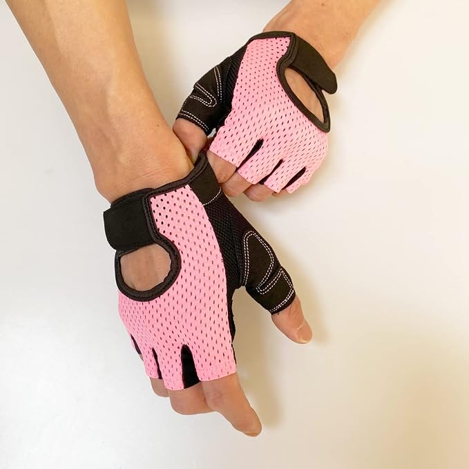 Workout Gloves for Weight Lifting Fingerless Gym Gloves for Men and Women | Exercise Gloves,Men's and Women's Anti-calluses Must-Have Fitness Gloves, Lightweight and Breathable