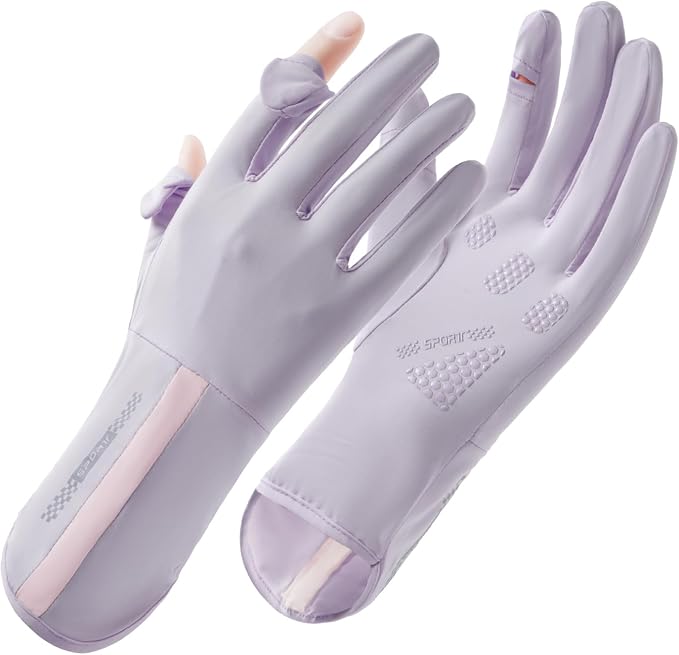 Women Driving Gloves, UV Protection Sun Gloves, Touchscreen Full Finger | UPF 50+ fabric blocks 99% UV rays, protecting hands during driving, cycling, fishing, hiking and outdoor activities