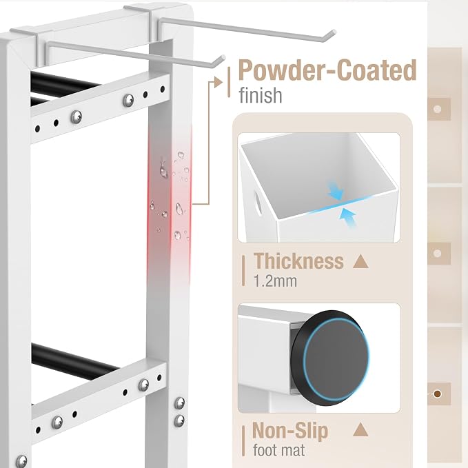 Small Dumbbell Rack，Heavy Duty Adjustable Dumbbell Weight Rack with Side Hooks,Gym Equipment Weight Set holderfor Dumbbell,Kettlebells Rack, Other Gym Accessories