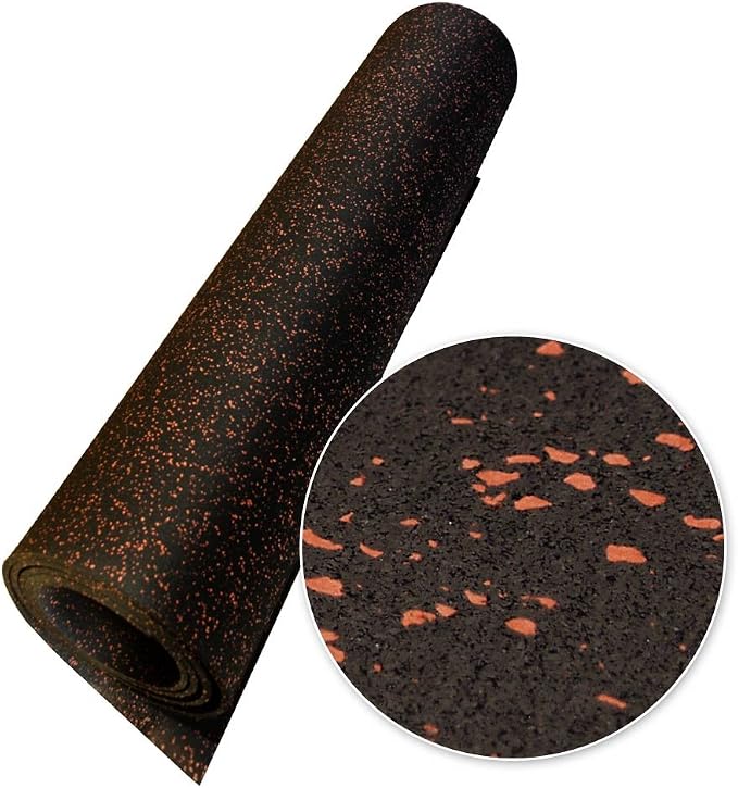 Rubber-Cal Elephant Bark Rubber Flooring - 3/16" Thick