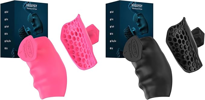 Workout Grips,Rubber Fingerless Gym Gloves, Pull Up Grips for Men Women Crosstraining Palm Grips Hand Protection，Suitable for Gym & Home Workouts, Improves Grip Strength
