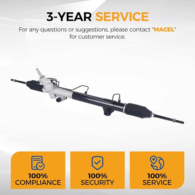 PAROD 52013466AL 26-2143 Steering Rack Pinion Assembly, Hydraulic Power | Fit for 2005-2010 Dodge Dakota, 2006-2009 Mitsubishi Raider