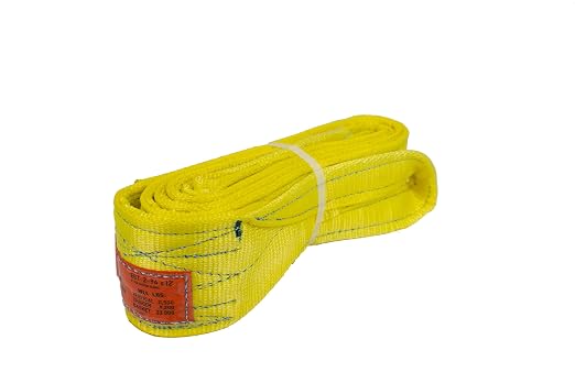 Kennedy Wire Rope & Sling Co. 4" x 12' 2-Ply Twist Eye Polyester Lifting Sling (Various Sizes in Listing) Made in The USA