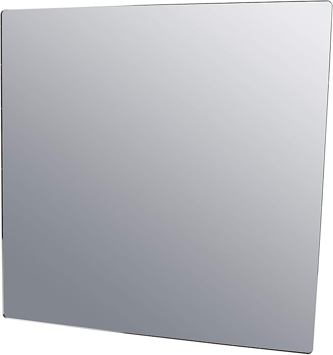 Marketing Holders 3 Pack Acrylic Mirror Sheet 24" x 24" Lucite Square Decorative Tile Glass Replacement Reflective Plate for Gyms Yoga Dance Studios and Shoe Stores