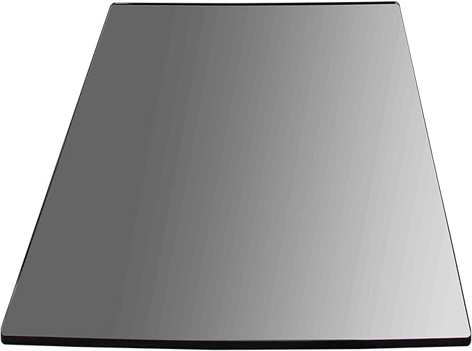Marketing Holders Acrylic Mirror Sheet 12" x 24" Lucite Rectangular Decorative Tile Reflective Surface Plate for Home Decor and Tabletop Retail Product Display Showcases
