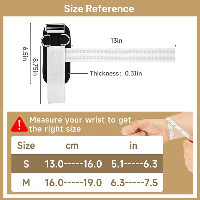 M MANUEKLEAR Wrist Straps for Weightlifting, Gym Lifting Straps with D Rings for Cable Machine,Weight Lifting Wrist Wraps for Men Women