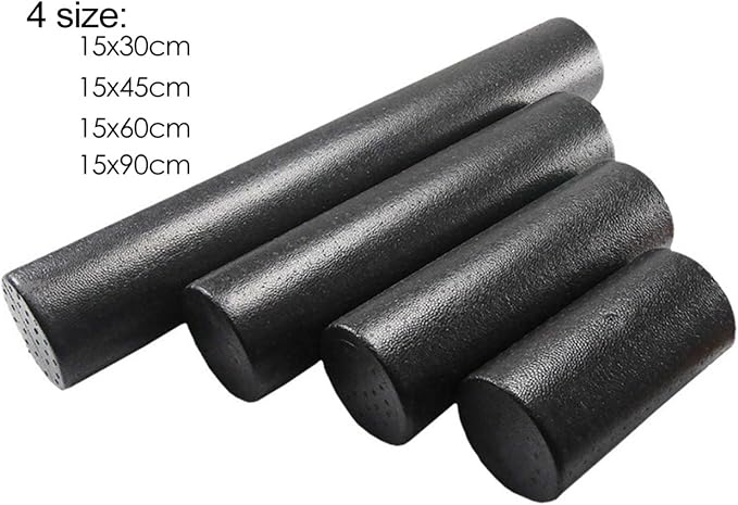 Round Foam Roller Pilates Roller High Density Column Exercise Roller Muscle Massage Block Lightweight PP Sturdy Construction Suitable for