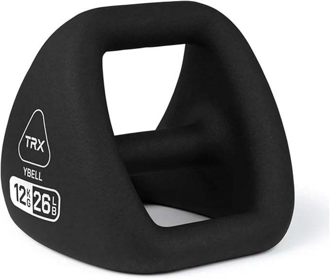 TRX YBell Neo Series 3-in-1 Kettlebell, Dumbbell and Push Up Bar Workout Equipment | Commercial Grade Neoprene Coated Surface | Perfect for Strength Training & Conditioning Workouts