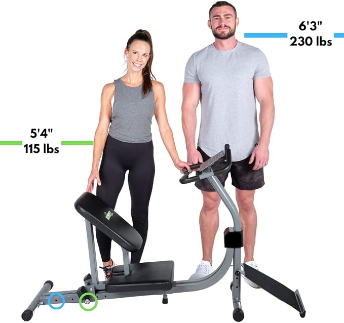 Nitrofit Limber Pro Stretch Machine with Patented Adjustable Sliding Seat and Heavy, Stable Frame, Premium Full‑Body Stretch Trainer for Back, Hamstrings, Hips & Calves, Flexibility, Mobility & Rehab