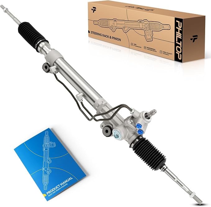 PHILTOP Power Steering Rack & Pinion Assembly for 2007 2008 2009 FJ Cruiser, Hydraulic Power Steering, OEM Replacement 26-2636