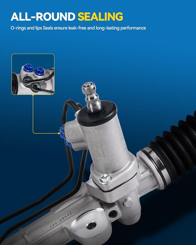 PHILTOP Power Steering Rack and Pinion Compatible with Hyundai Santa Fe 2007 2008 2009 All Models, Hydraulic Rack and Pinion Replace 26-2425