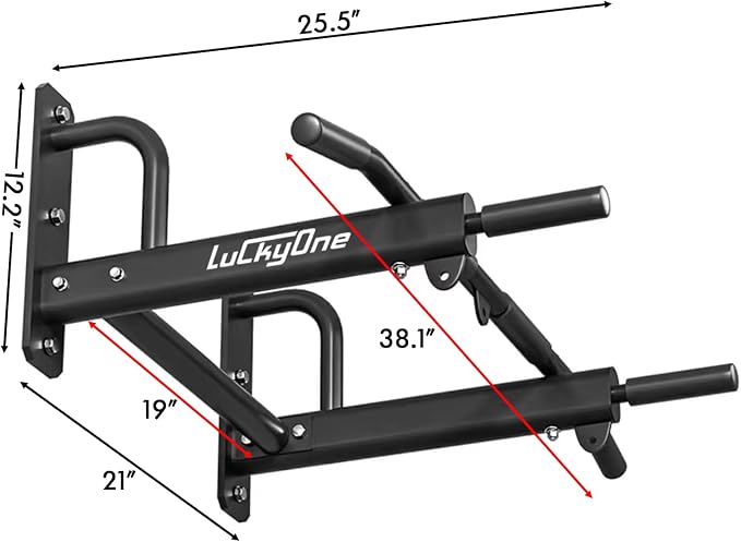 Wall Mount Pull Up Bar, Joist Mount Chin Up Bar