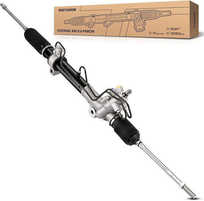 Torchbeam Power Steering Rack & Pinion Assembly Fit for 2004-2008 Maxima, 2002-2006 Altima 3.5L, Hydraulic System Steering, Replaces OEM 26-3014