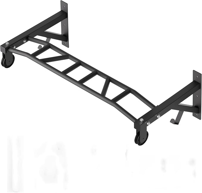 Upgrade Pull Up Bar Wall Mounted,Heavy Duty Multi Grip Chin Up Bar for Strength Training, 600 lbs Capacity, Durable Steel Construction, Perfect for Home and Garage Workouts