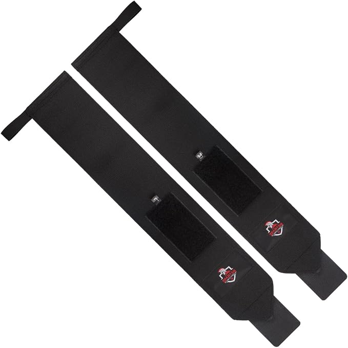 Spartan Wrist Wraps for Weightlifting 18 Inch, Heavy Duty Wrist Support with Thumb Loop, Premium Lifting Wraps for Powerlifting, Crossfit, Bench Press, Strength Training - Men & Women