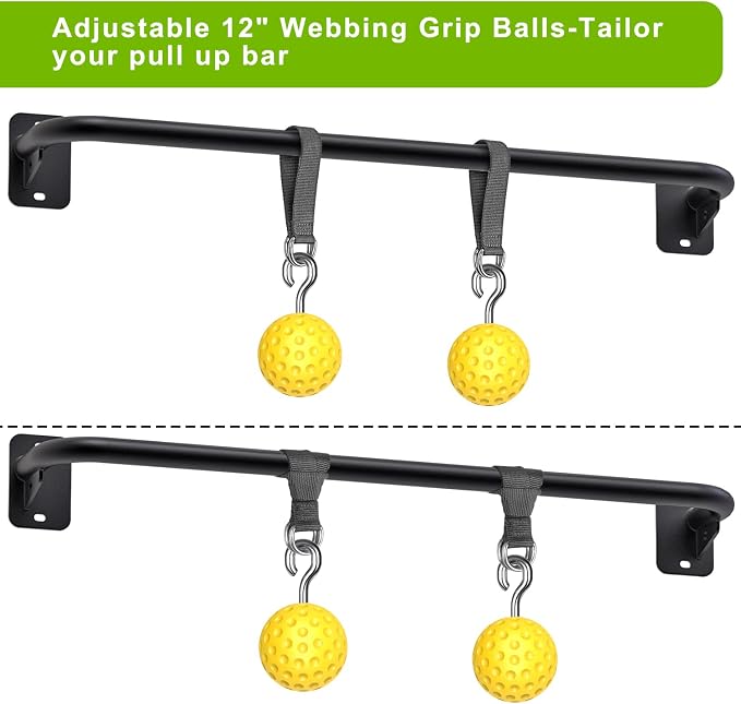 SELEWARE Heavy Duty Welded Pull Up Bar Wall/Joist/Ceiling Mount Chin Up Bar | Multifunctional Pull-up Bars w/Resistance Band Hooks for Home Gym Strength Training, Sturdy Steel Construction Support 500 lb