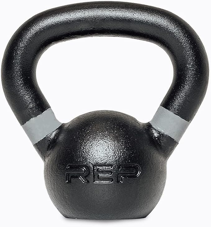 REP Fitness Single Kettlebells Weight Range, Cast Iron, Strength Training, Power Workout Equipment, Home Gym, Free Weights, Dumbbell Alternative, Exercise, Men, Women