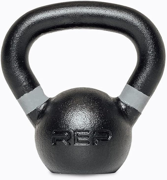 REP Fitness Single Kettlebells Weight Range, Cast Iron, Strength Training, Power Workout Equipment, Home Gym, Free Weights, Dumbbell Alternative, Exercise, Men, Women