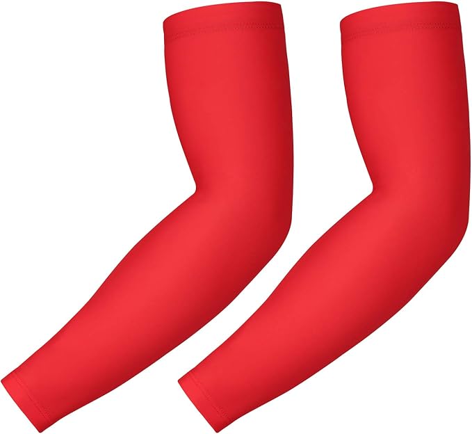HDE Arm Compression Sleeves for Kids Basketball Shooting Sleeve Youth Sports Cooling Sun Protection Football Baseball 1 Pair