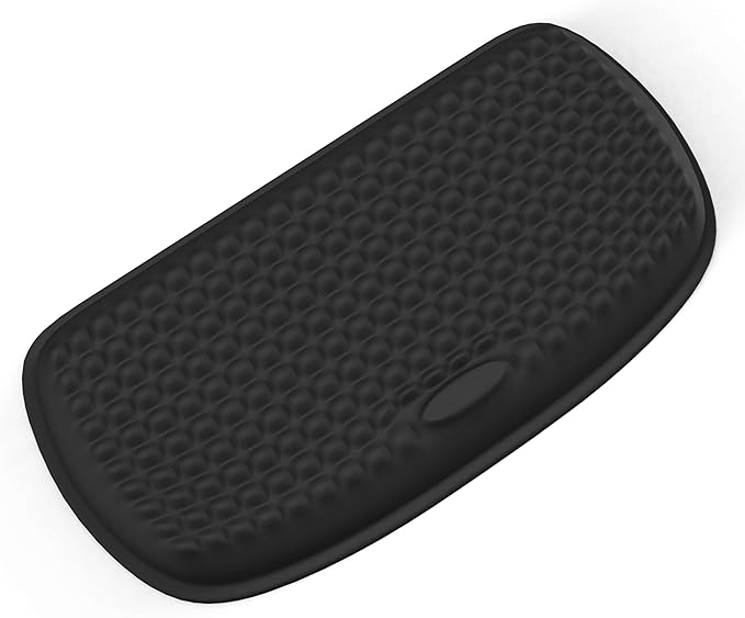 MEKASS Elbow Pad for Desk, Thicken & Large Memory Foam Elbow Rest Padding with Non-Slip, Ergonomic Desk Edge Cushion, Armrest Pad Wrist Rest Comfort Support for Office Home (1 Pcs Black)