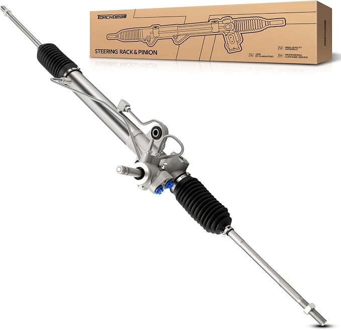 Torchbeam Power Steering Rack & Pinion Assembly Fit for 2003 2004 2005 2006 Outlander AWD, Hydraulic System Steering, Replaces OEM 26-2139