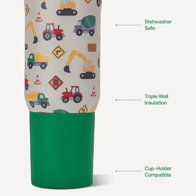 HydroJug Sport 20 oz Insulated Stainless Steel Water Bottle, Under Construction