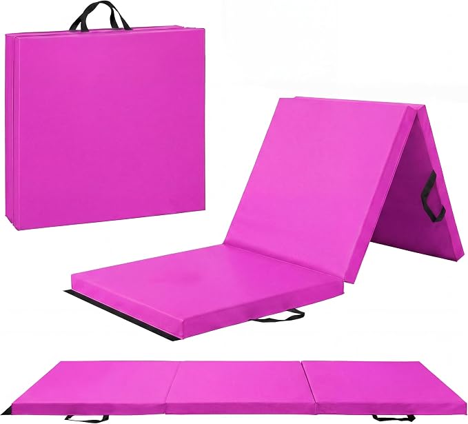 Antsy Pants Tumbling Mat for Kids – Gymnastics Mat, Easy to Clean, Sturdy, Foldable Tumbling Mats, Padded, Lightweight, Portable, Gymnastics Equipment for Active Play