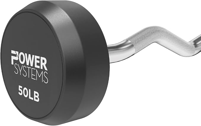 Power Systems ProStyle Fixed Barbell with EZ Curl Handle