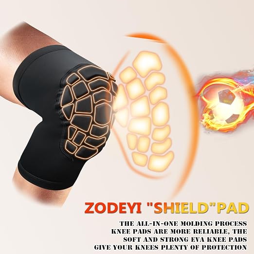 Wrestling Knee Pads Short Knee Sleeve, 2 Pcs Knee Compression Sleeve for Football, Basketball, Volleyball(Black_XS_2 Pcs)