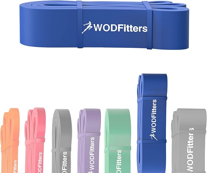 WODFitters Pro Series Pull-Up Assistance Bands – Premium Resistance Loop Bands for Assisted Pull Ups, Muscle Ups, Strength Training & Mobility – Durable Bands for Functional Fitness