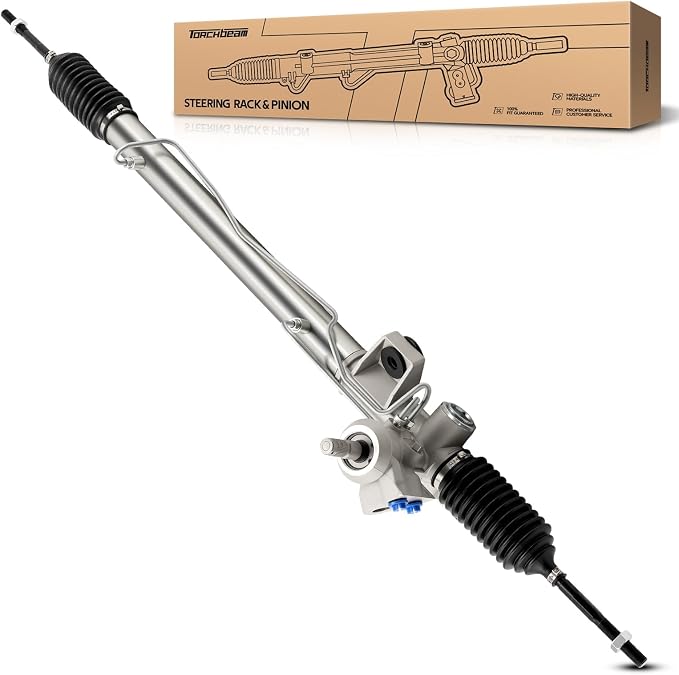 Torchbeam Power Steering Rack & Pinion Assembly Fit for 2001 2002 2003 2004 Sebring/Stratus, Hydraulic System Steering, Replaces OEM 22-356