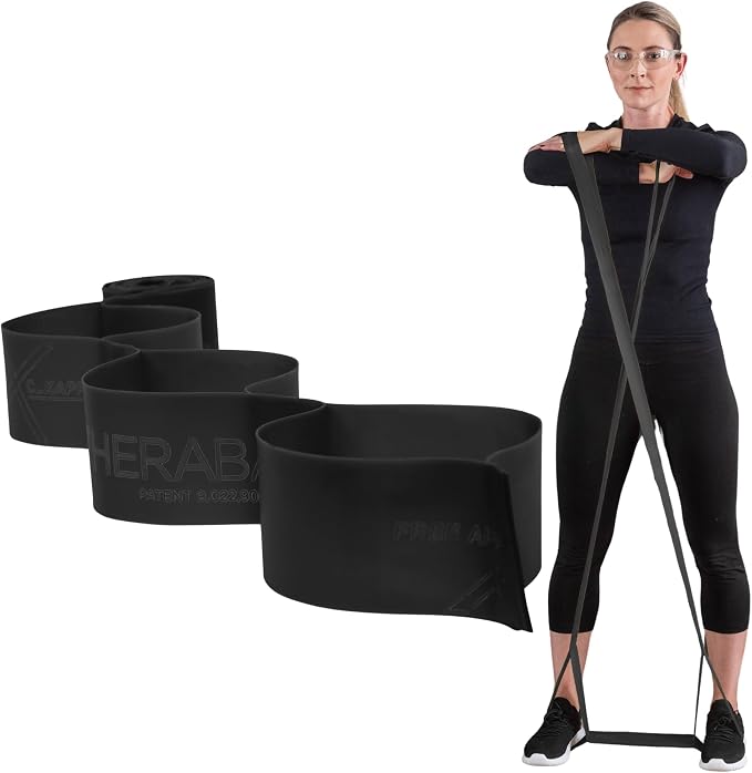 THERABAND CLX Resistance Band with Loops, 5-Foot Band