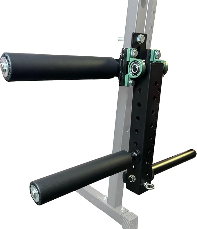 BLUSLM Power Rack Mounted Leg Extension & Curl Machine for Home Gym Equipment, Adjustable Leg Press Attachment for Lower Body Muscle Training