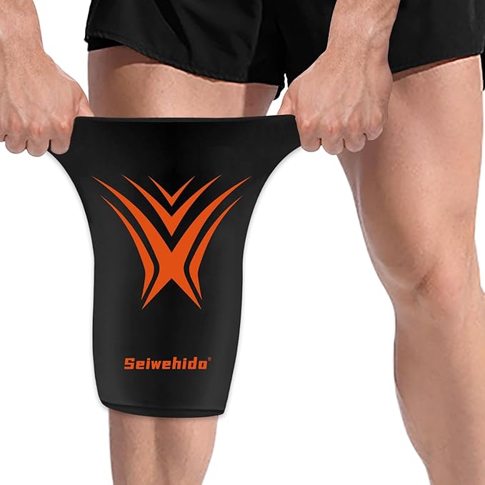 Extended Leg Knee Ice Pack Wrap Ice Sleeve for Knees Injuries Reusable Soft | Gel Freeze Knees Brace for Swelling, Replacement Surgery, Cold Compress Therapy for Arthritis, Meniscus Tear and ACL Gift