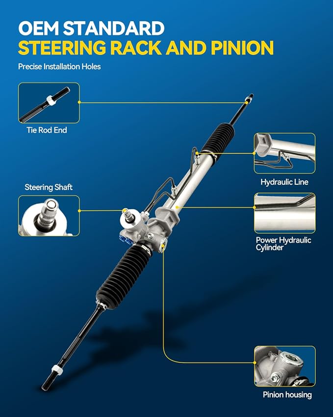 PHILTOP Power Steering Rack and Pinion Assembly for 2010-2022 4Runner | Replace No.3110236