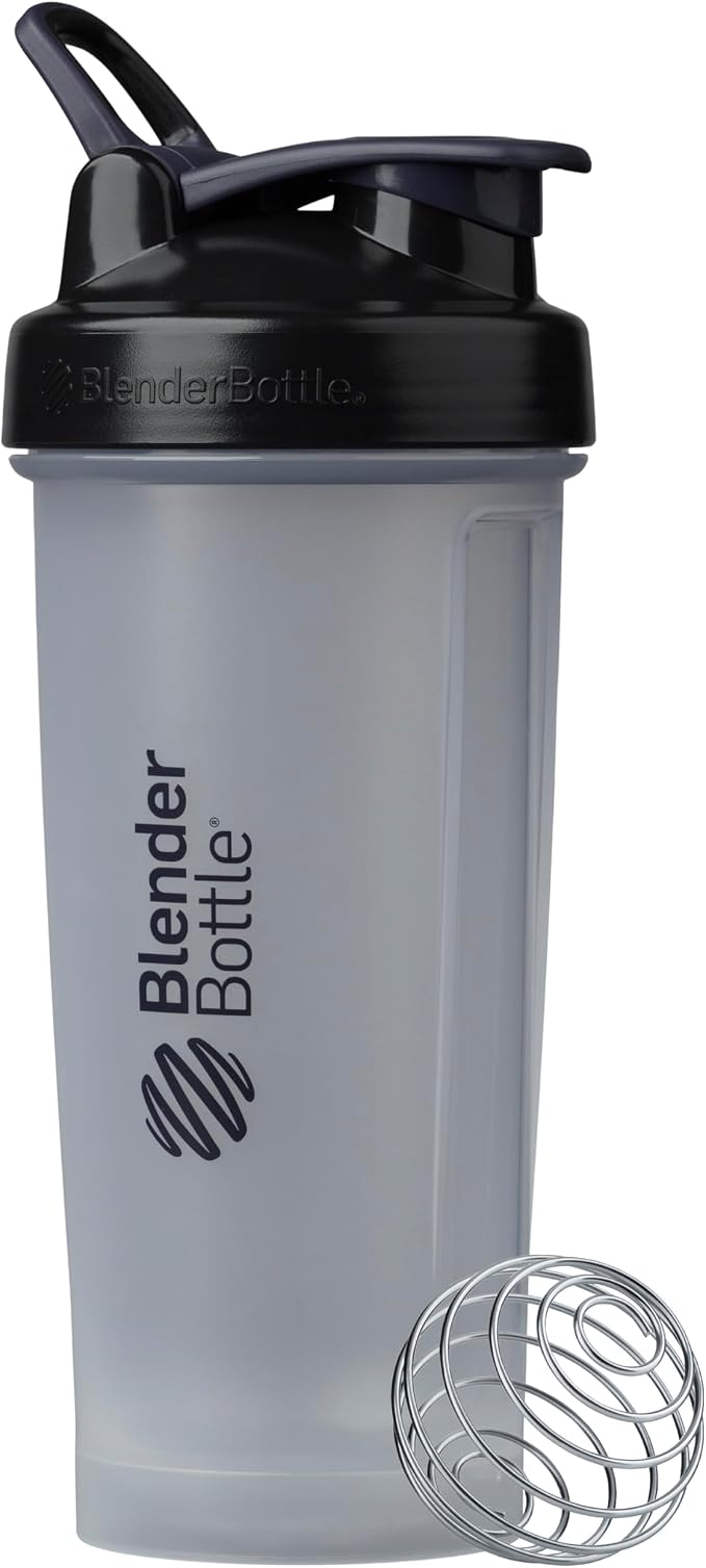 BlenderBottle Classic V2 Plastic Shaker Bottle 28 oz Black