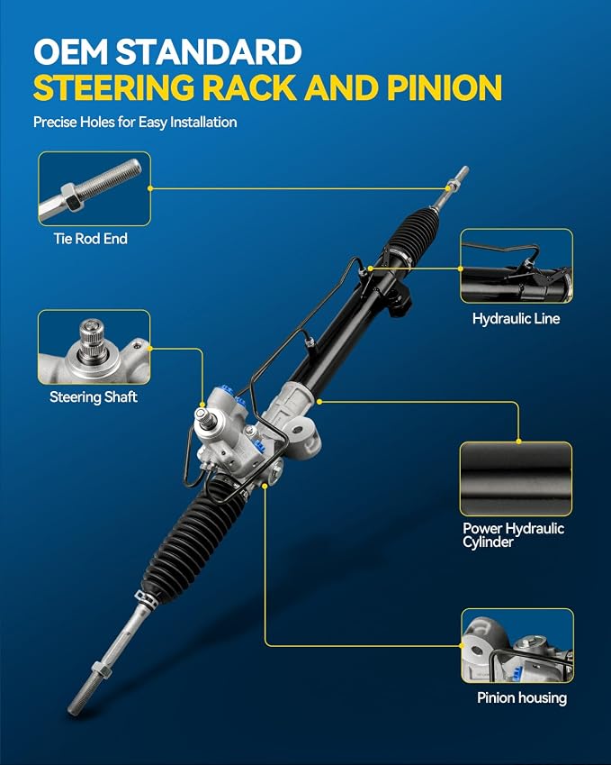 PHILTOP Power Steering Rack and Pinion Assembly for 2009-2014 Maxima | Replace No.263083E, 490019N00B, 490019N00A