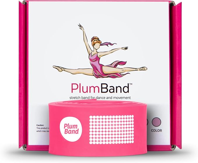 The PlumBand Stretch Band for Dance and Ballet – Premium Gift-Ready Package - Sizes for Kids & Adults – Improve Your Splits, Flexibility and Strength with Stretching