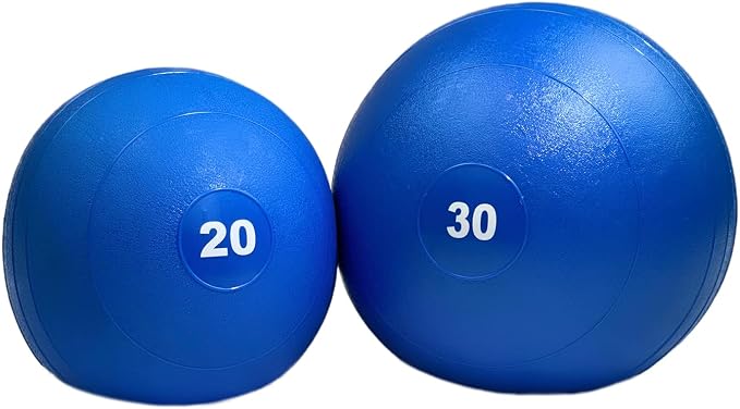Slam Balls - Blue 5-100lbs Slammer Medicine Ball for Fitness & Strength
