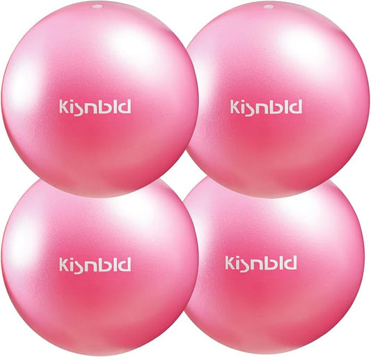kisnbld Small Exercise Ball, 9 Inch Mini Pilates Ball, Anti Burst and Slip Resistant Mini Yoga Ball for Stability, Fitness, Physical Therapy, Stretching & Core Strength Workout at Home Gym & Office