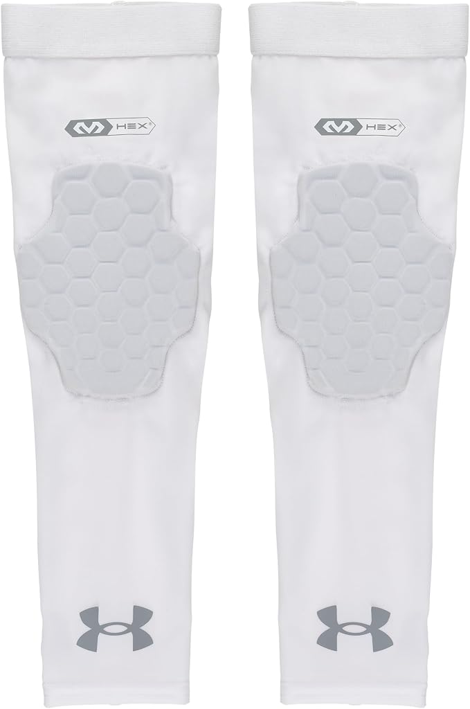 Under Armour Volleyball Padded Elbow Sleeves - Compression Sleeves for Arm Protection & Comfort - Sew-Free Volleyball Gear