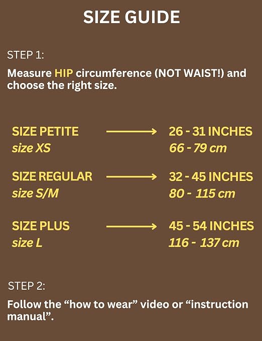 Vriksasana Posture Sacroiliac Hip Belt for Women and Men That Alleviates Sciatic, Pelvic, Lower Back, Leg and Sacral Nerve Pain Caused by Si Joint Dysfunction| Trochanter Brace (Regular, Black)