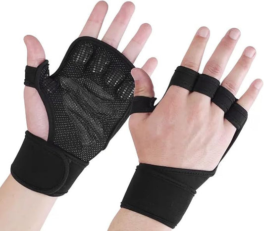 SUJAYU Weight Lifting Gloves, Wrist Wraps Wrist Straps for Weightlifting, Lifting Wrist Wraps Gym Gloves for Men Workout Gloves for Men Workout Gloves Women