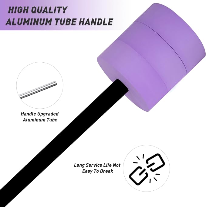Hikeen Aquatic Exercise Dumbbells Water Dumbbell Pool Resistance Aquatic Fitness Barbells with 4 High-Density EVA Foam Pool Weights Dumbbells, for Water Aerobics Weight Loss