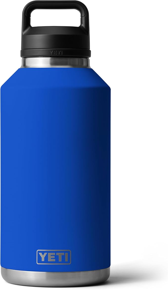 YETI Rambler 64 oz Bottle, Vacuum Insulated, Leakproof, Stainless Steel with Chug Cap, Royal Blue