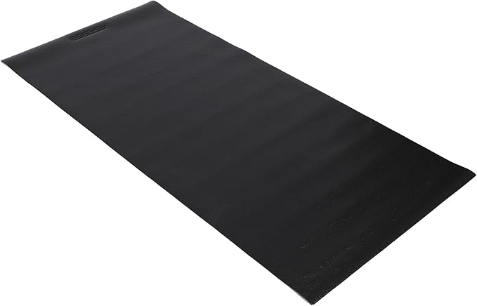 HolaHatha Lightweight Padded Exercise Yoga Mat, Non Slip Thick Foam Foldable Pad for Stretching and Workout Activity, 79 x 35.5" Medium, Grey