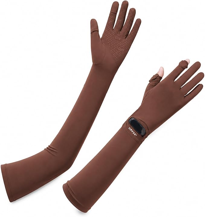 Women Driving Gloves, UV Protection Sun Gloves, Touchscreen Full Finger | UPF 50+ fabric blocks 99% UV rays, protecting hands during driving, cycling, fishing, hiking and outdoor activities