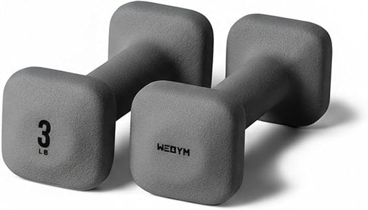 WeGym Square Dumbbells for Home Gym, Hand Weights for Strength Training