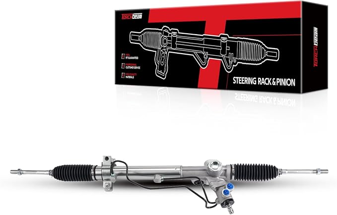 Torchbeam Power Steering Rack & Pinion Assembly Fit for 1998 1999 2000 2001 2002 2003 2004 Tacoma RWD, Hydraulic System Steering, Replaces OEM 97-1611